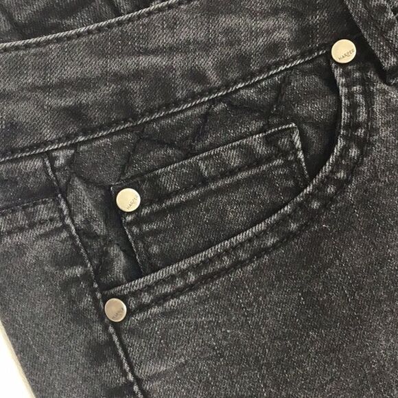 Harper Black Denim Skinny Mid Rise Jeans - Picture 10 of 14